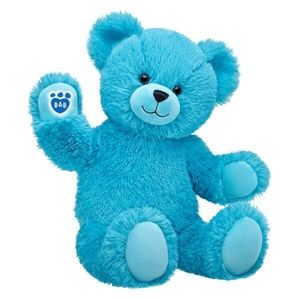 Fluffy Blue Bear **BUILD-A-BEAR**